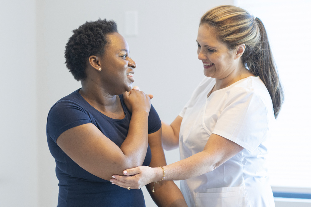 A patient assessment at Capria Care Collective